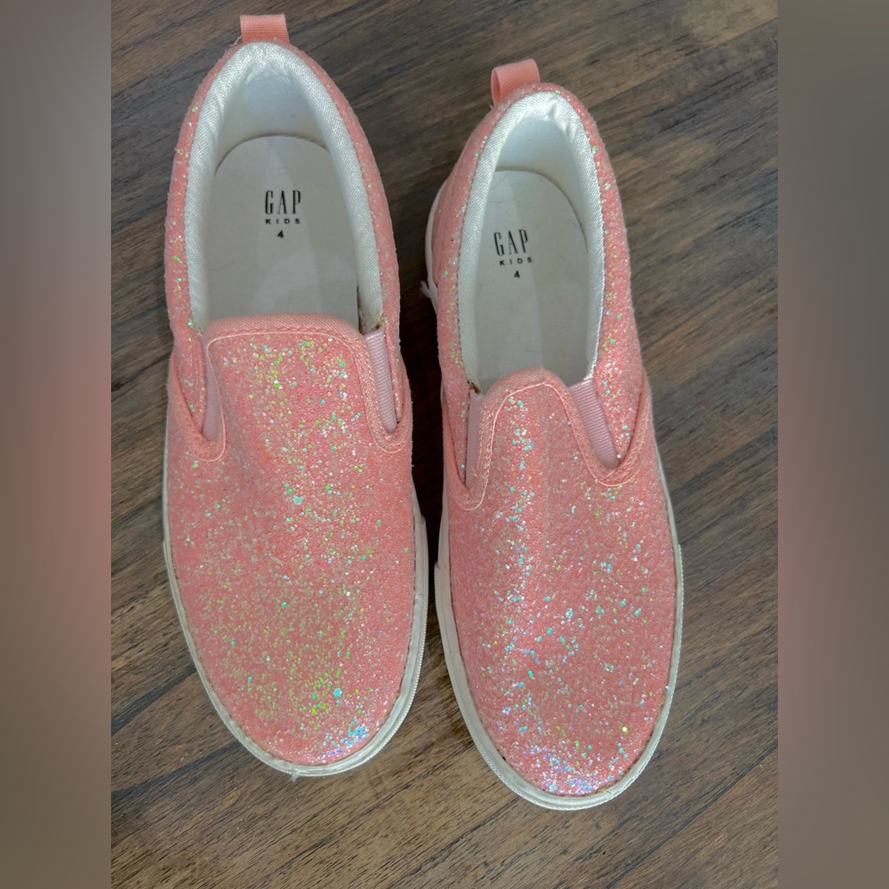 Pink Slip-On Tennis Shoes